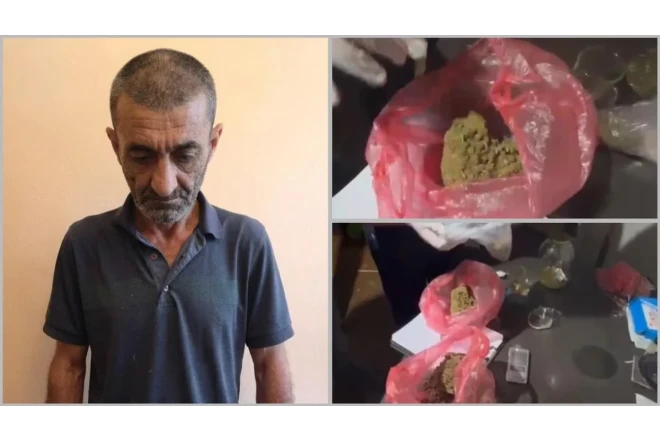 Narkotik satışı ilə məşğul olan şəxs saxlanıldı