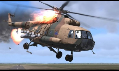 Rusiyada helikopter qəza enişi edib