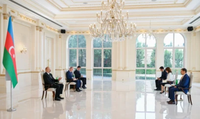 Prezident onu qəbul etdi 