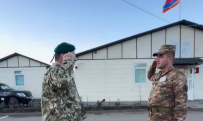 Ermənistanın Baş Qərargah rəisi Azərbaycanla sərhədə gəldi - VİDEO