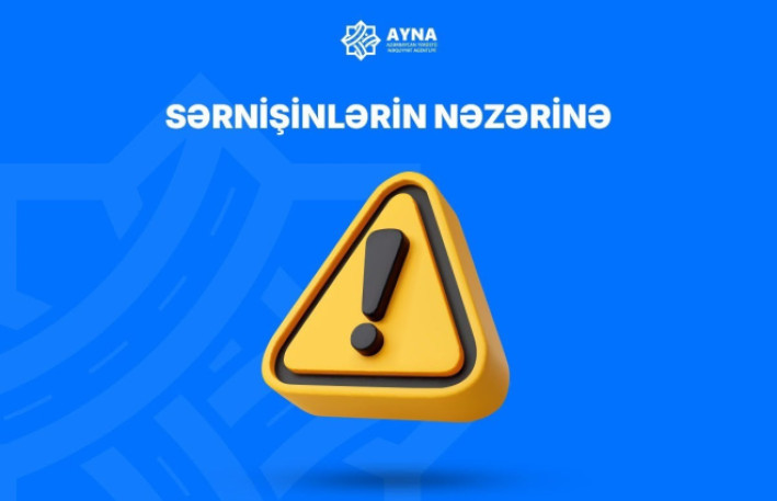 Yarışla əlaqədar müntəzəm marşrutların hərəkət sxemi müvəqqəti dəyişdirilir
