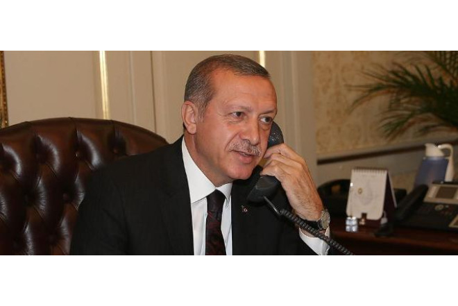 Ərdoğan Nəhyanla telefonla danışıb 