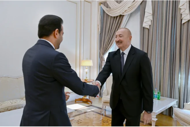 Prezident Məhəmməd Əbdülsalamı qəbul edib - FOTOLAR