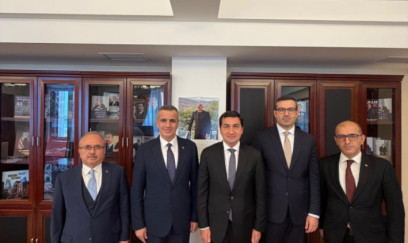 Hikmət Hacıyev Türkiyə heyəti ilə görüşüb - FOTOLAR