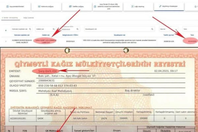Ramiz Mehdiyevin oğlu, tenderlər və 36 milyon manat – köhnə paylaşım yenidən gündəmdə