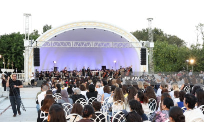 Üzeyir Hacıbəyli XVIII Beynəlxalq Musiqi Festivalının açılışı olub 