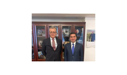 Hikmət Hacıyev Almaniya səfiri ilə görüşdü