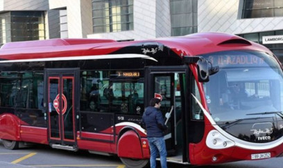 Bakıda bəzi marşrut avtobuslarının yolu dəyişdirildi - SİYAHI