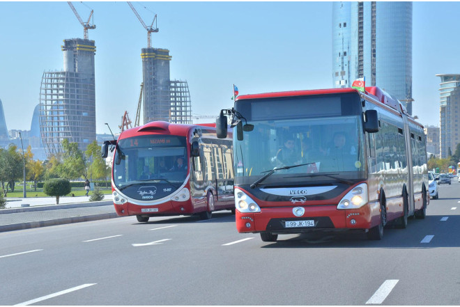 Bakıda 26 marşrutun yolu dəyişdirilir, ikisi dayandırılır 