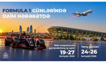 Bakı Aeroportu Formula 1-də gücləndirilmiş iş rejimində işləyəcək 