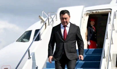 Qırğızıstan Prezidentinin ABŞ-yə səfəri başladı