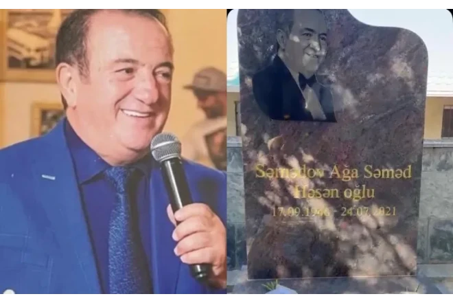 Səməd Səmədovun məzarından video paylaşdı