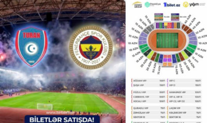 “Turan Tovuz” – “Fənərbaxça” matçının biletləri satışda 