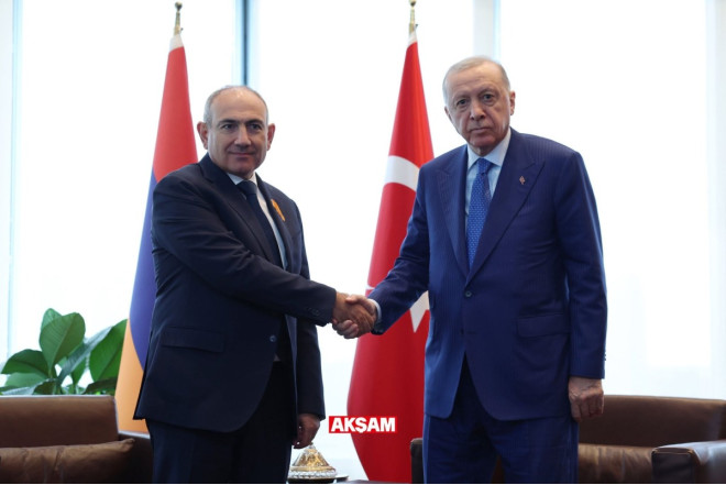 Ərdoğan Nyu-Yorkda Paşinyanı qəbul edib 