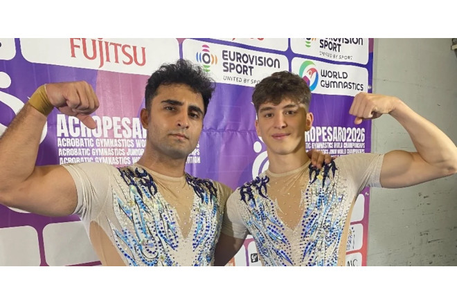 Azərbaycanın akrobatika gimnastları dünya çempionatının finalına yüksəliblər 