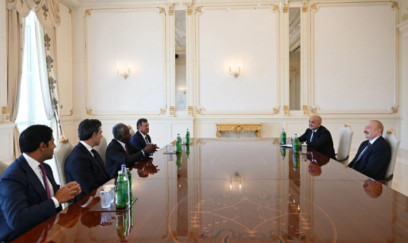 İlham Əliyev "Global Infrastructure Partners" şirkətinin rəhbərini qəbul edib 