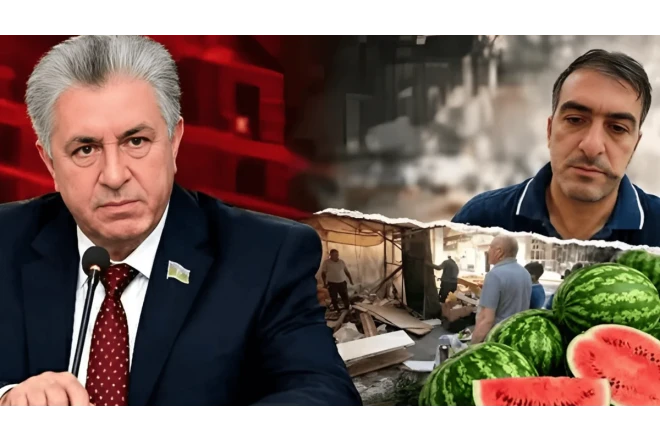 Deputat qarpızsatanla bağlı insidentdən danışdı: "Bıçağı çənəmin altında saxladı"
