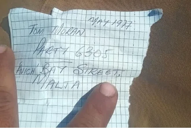 49 il sonra mesajı üzə çıxdı 