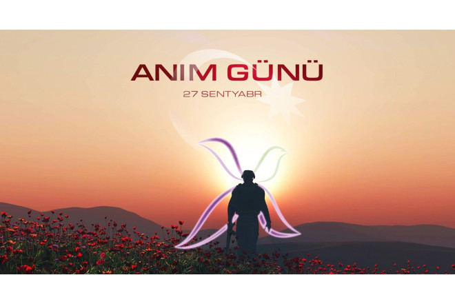 Anım Günündə şəhidlərimizin müqəddəs xatirəsinə ehtiram 