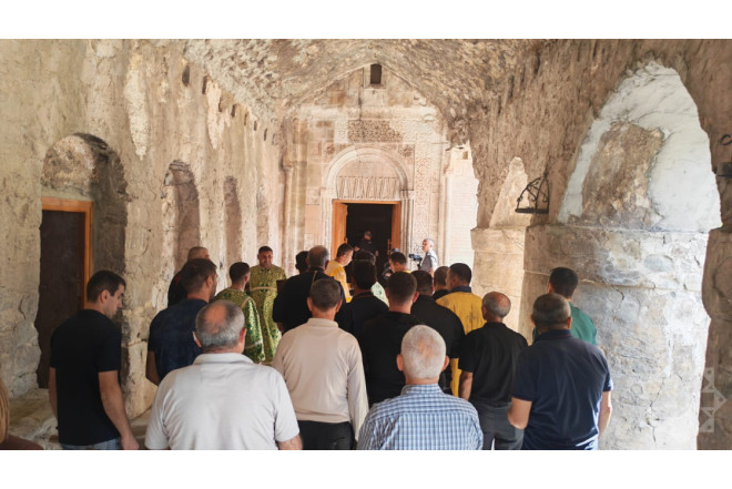 Azərbaycan Alban-Udi Dini İcmasının nümayəndələri Xudavəng Monastır Kompleksini ziyarət ediblər 