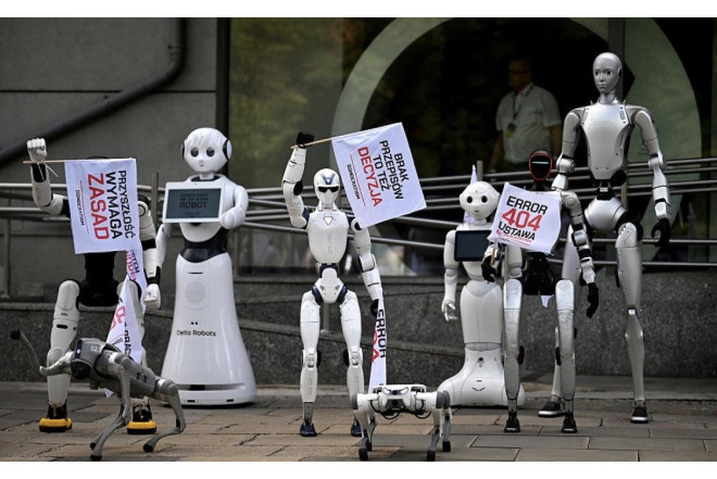 Robotlar süni intellektə etiraz edib 