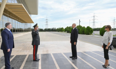 Prezident İlham Əliyev “ADEX 2026” və “Securex Caspian” sərgiləri ilə tanış olub 