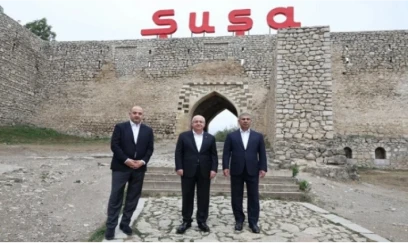 Həsənov, Gülər və Çikovani Şuşada 