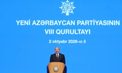 YAP-ın Qurultayı keçirilir: İlham Əliyev çıxış edib - FOTO + YENİLƏNİB