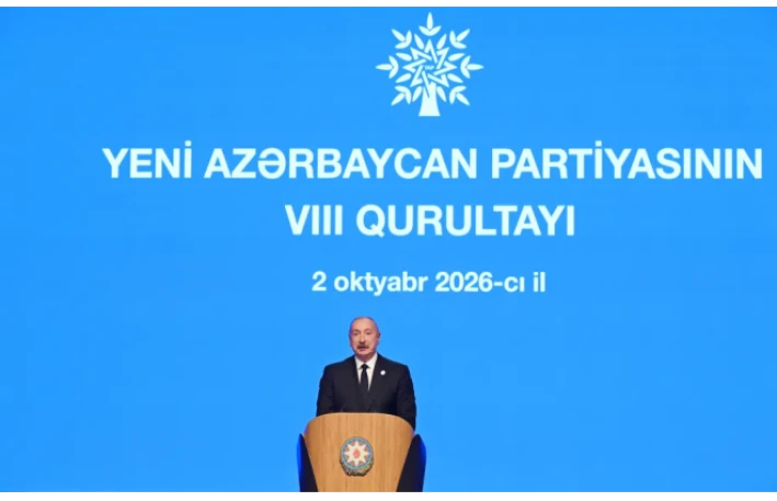 YAP-ın Qurultayı keçirilir: İlham Əliyev çıxış edib - FOTO + YENİLƏNİB