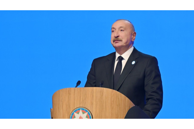 Prezident YAP-ın VIII Qurultayında – VİDEO