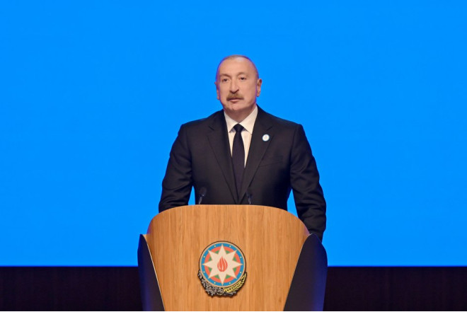 İlham Əliyev: “Emosiyalara qapılsaydıq, üçüncü Zəfər Tağı İrəvanın mərkəzində ucaldılardı" - VIDEO