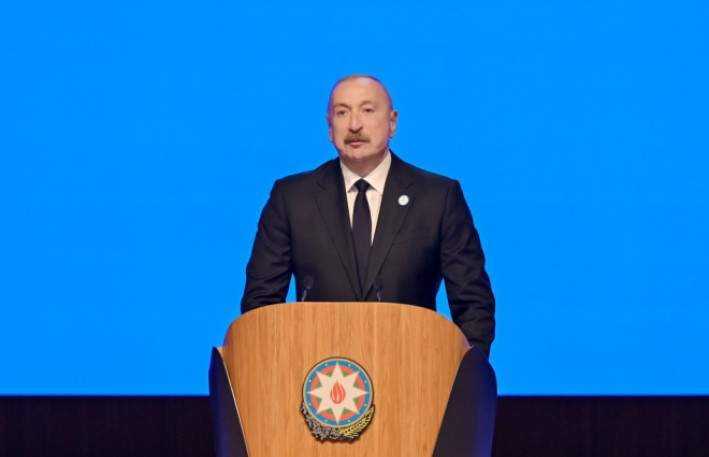 İlham Əliyev: “Emosiyalara qapılsaydıq, üçüncü Zəfər Tağı İrəvanın mərkəzində ucaldılardı" - VIDEO