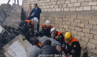 Bakıda fərdi ev uçdu: Ölən və yaralanan var - VIDEO