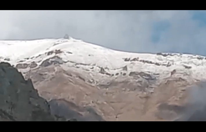 Naxçıvanda Sahbuzun dağlarına qar yağıb - VIDEO