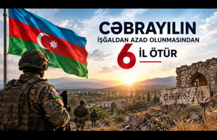 Cəbrayılın işğaldan azad olunmasından 6 il ÖTÜR