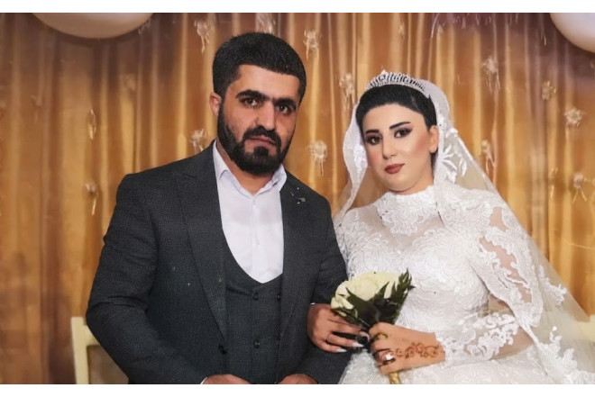 Ərindən boşanmaq istədiyi üçün öldürülən qadının fotosu 
