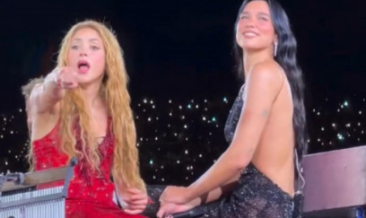 Şakiranın Madrid konsertində Dua Lipa sürprizi - VIDEO