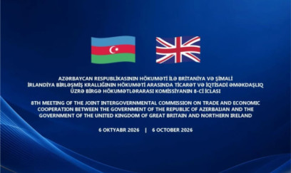 Azərbaycan və Böyük Britaniya Bakıda əməkdaşlıq sənədləri imzalayacaq 