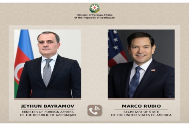 Ceyhun Bayramov Rubio ilə danışıb 