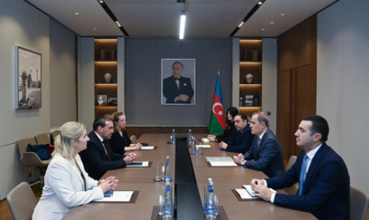 Ceyhun Bayramov ABŞ-ın sülh missiyaları üzrə xüsusi nümayəndəsinin baş müşaviri Arye Laytstounu qəbul edib 