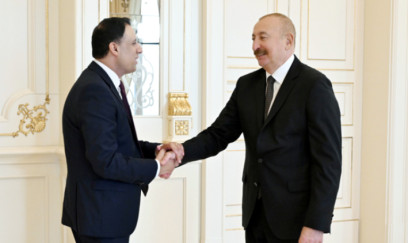 Prezident Böyük Britaniyanın nazirini qəbul etdi 