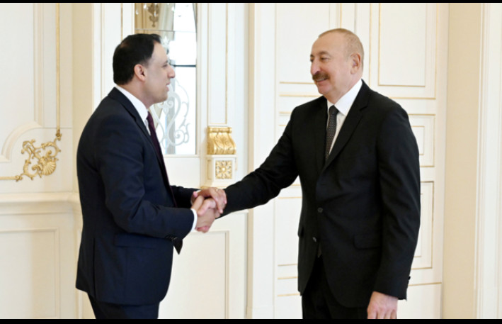 Prezident Böyük Britaniyanın nazirini qəbul etdi 
