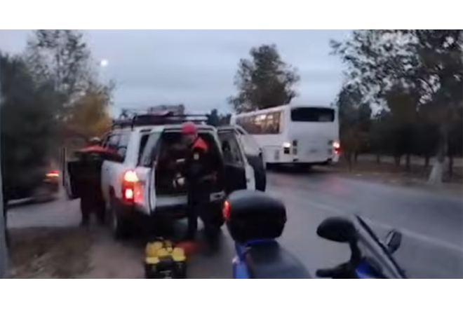 Minik avtomobili və avtobus qəza törətdi 