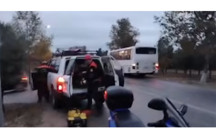 Minik avtomobili və avtobus qəza törətdi 