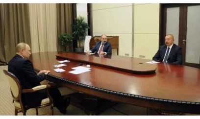 Əliyev, Putin və Paşinyan qapalı görüş keçirib? 