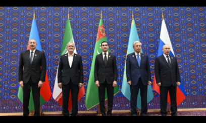 Türkmənbaşı şəhərində Xəzər Ekoloji Sammitinin geniş tərkibdə iclası keçirilir - FOTO