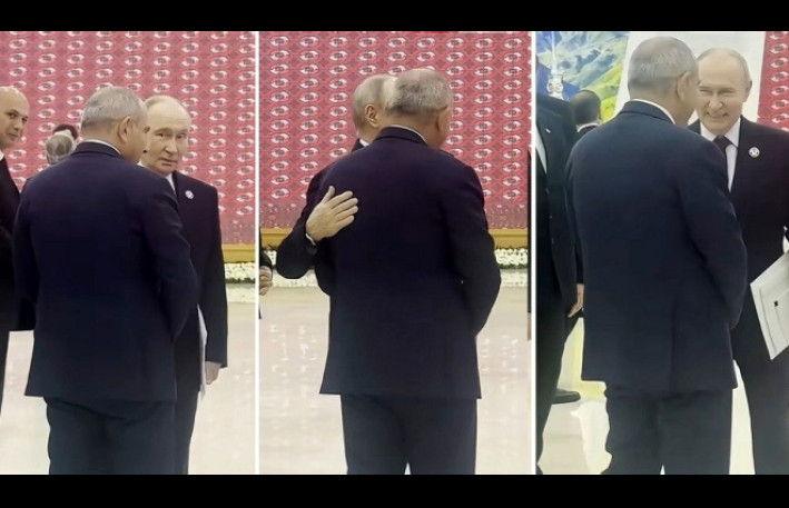 Ermənilər Putinlə Paşinyanın bu fotosunu müzakirə edir 