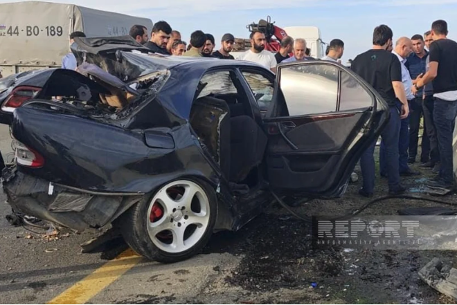 Biləsuvarda qəza zamanı ölən və yaralıların kimliyi məlum olub 