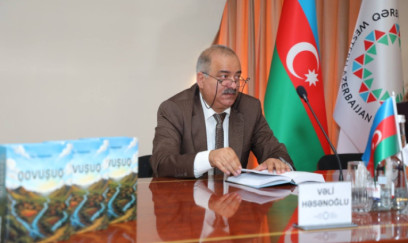 Yazıçı-publisist Vəli Həsənoğlunun “Qovuşuq” kitabının təqdimatı olub- FOTO