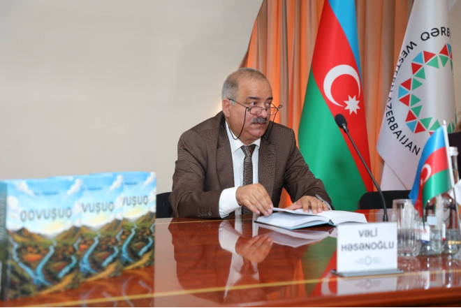 Yazıçı-publisist Vəli Həsənoğlunun “Qovuşuq” kitabının təqdimatı olub- FOTO